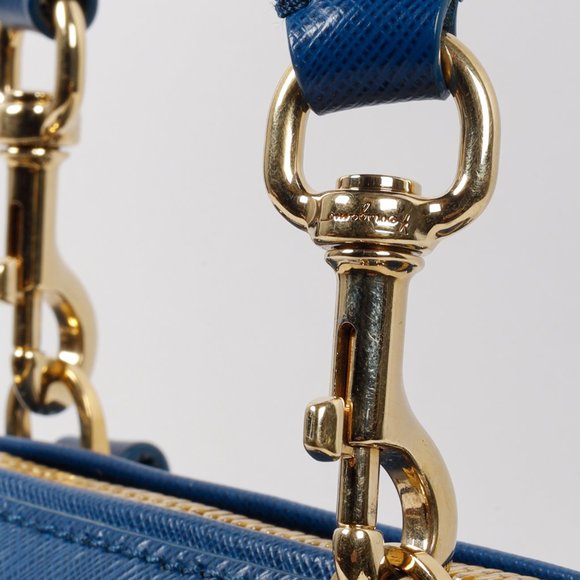 Salvatore Ferragamo Sapphire Darina Mini Satchel Bag - Picture 7 of 14